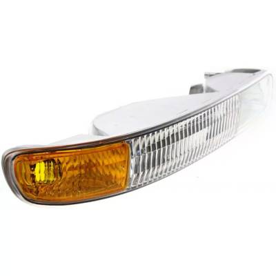 Halogen Parking Light Assembly Right Passenger Side Compatible With 1999-2007 Gmc Sierra 2500 Hd Sle