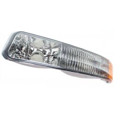 Rareelectrical - Halogen Parking Light Assembly Left Driver Side Compatible With 1999-2007 Gmc Sierra 2500 Hd Sle - Image 1