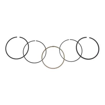 Piston Rings 0.75Mm Over Compatible With 1988-2002 Kawasaki Bayou 220 Klf220 215Cc Air-Cooled Sohc