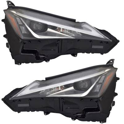 Rareelectrical - New Pair Of Headlights Compatible With Lexus Ux200 F Sport Sport Utility 2019 2020 2021 2022 By Part - Image 3