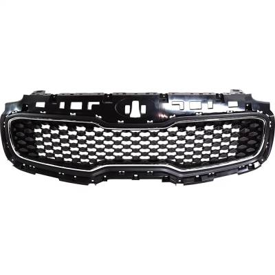 New Black Grille Assembly Compatible With Kia Sportage Lx 4 Cyl 2.4L Sportage Ex 4 Cyl 2.4L Sx 2.0L