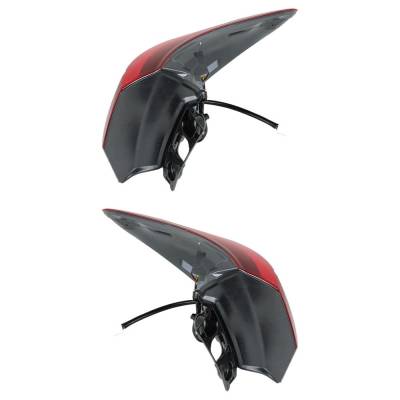 Rareelectrical - Led Tail Light Assembly Right Left Pair Outer Compatible With 2018-2019 Toyota Highlander Limited - Image 5