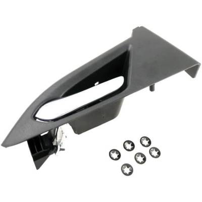 Front Driver Side Interior Door Handle Compatible With 2009-2013 Cadillac Cts Chrome Lever Without