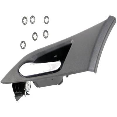Rareelectrical - Front Driver Side Interior Door Handle Compatible With 2009-2013 Cadillac Cts Chrome Lever Without - Image 3