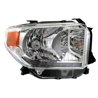 2014-2017 Toyota Tundra 1794 Edition Platinum Right Passenger Halogen Headlamp Compatible With 5.7L