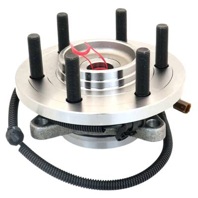 Rareelectrical - New Front Wheel Hub And Bearing Assembly Compatible With 2018-2020 Ford F-150 4Wd Xl Xlt Lariat King - Image 4