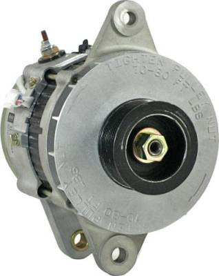24V 50A Alternator 2-Groove External Fan Compatible With 1988-2007 Isuzu Industrial Engine