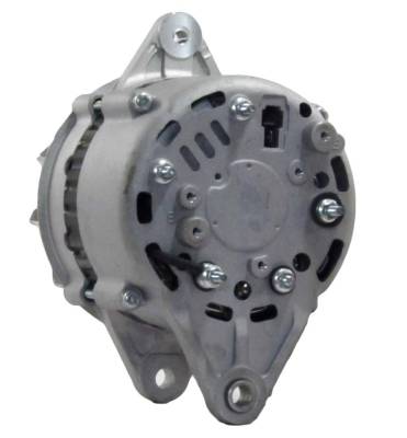 Rareelectrical - New 12 Volt 55 Amp Alternator External Fan Compatible With 1986-2007 Isuzu 4Jb1 2.8L Industrial - Image 2