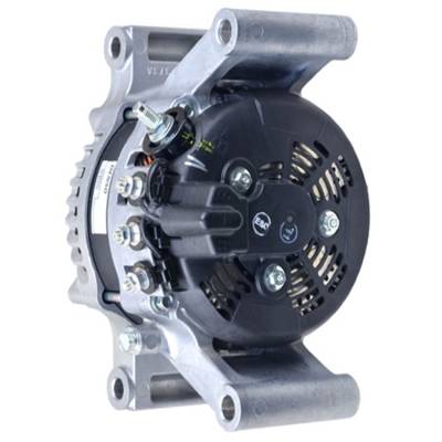 Rareelectrical - New Alternator 12 Volt 185 Amp Ir/If Pad Mount Compatible With Heavy-Duty Truck Right Passenger Side - Image 2
