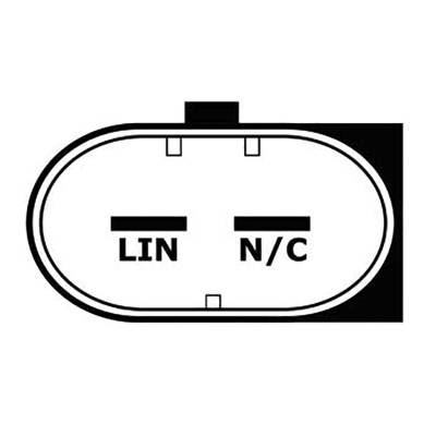 Rareelectrical - New 250 Amp 12 Volt Alternator Ir/If Cw Compatible With 2014-2017 Mercedes-Benz Sprinter 2500 3500 - Image 4
