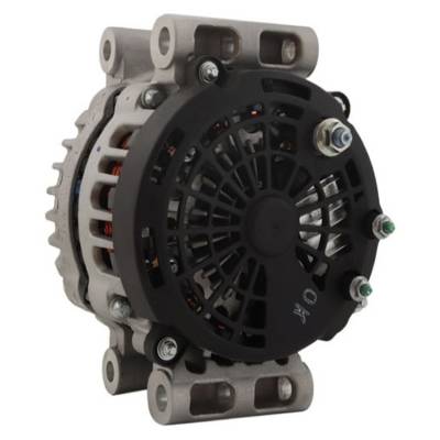 Rareelectrical - New 24V 100A Alternator Compatible With Perkins 1204 4.4L 4-Cyl 1206 7.0L 6-Cyl Industrial Diesel - Image 2