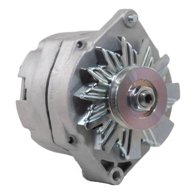Rareelectrical - New Alternator 40 Amp 24 Volt External Fan Internal Regulator Compatible With Case Wheel Loader W20b - Image 1