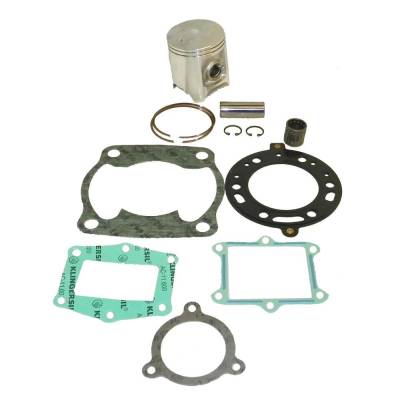 Piston Kit 66.25Mm +0.25Mm Over Compatible With 1987-1989 Honda Trx250r Fourtrax 250R 249Cc Atv Top