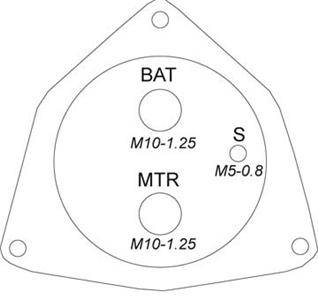 Rareelectrical - 24V Starter Solenoid Compatible With Komatsu Nikko 0-47100-3940 3 Terminal Nikko 7.5Kw - Image 2