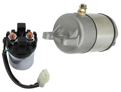 Rareelectrical - Starter Motor And Starter Relay Compatible With Honda Trx200d Fourtrax Type Ii 199Cc 1991-1997 - Image 2