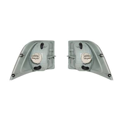 Rareelectrical - New Pair Of Turn Signal Lights Compatible With Volvo S40 2001-2004 Vo2520109 30621834-8 306218330 - Image 2