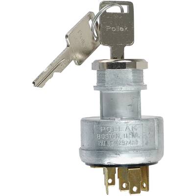 4-Position Ignition Switch With Momentary Start Die-Cast Housing Compatible With Pollak 31-191P