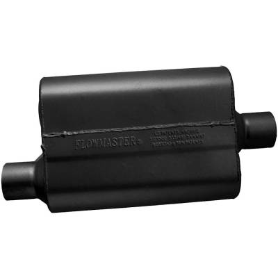 Rareelectrical - New Chambered Muffler Compatible With Chevrolet Dodge Ford Corvette Base 8 Cyl 5.0L W250 Base 8 Cyl - Image 2