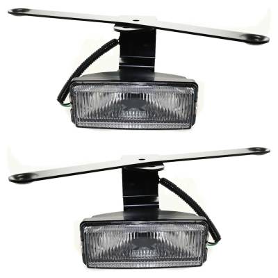 New Front Left And Front Right Fog Light Compatible With Nissan Xterra Se Frontier Base 1998-2001 By