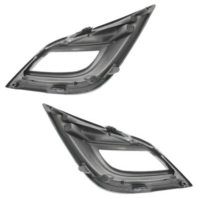 Rareelectrical - New Front Left And Front Right Fog Light Trim Compatible With Mazda Cx-9 Gs 6 Cyl 3.7L Cx-9 Touring - Image 5