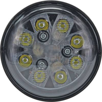 Rareelectrical - Led Sealed Round Hi/Lo Beam Compatible With 3300 6600 7700 8820 Combine 9900 9950 Cotton Picker 24W - Image 3