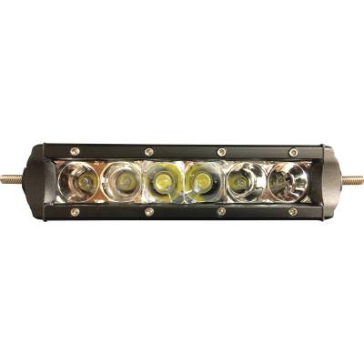 Rareelectrical - 6 Inch Single Row Led Light Bar Compatible With Utv Atv Truck Suv Jeep Snowmobile Off-Road Vehicles - Image 1