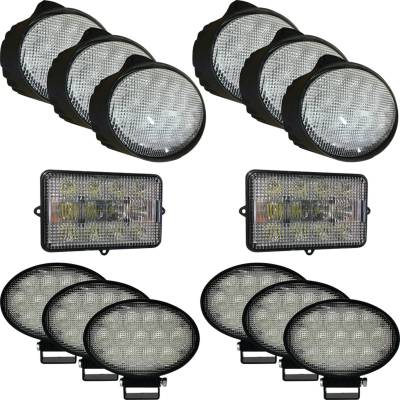 14-Piece Led Light Kit Compatible With John Deere Sts Combine 9560 9660 9670 9760 9770 9860 9870 Cab