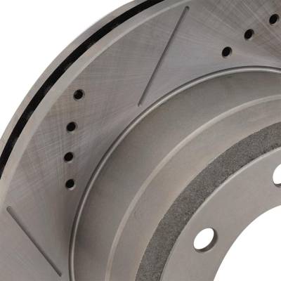 Rareelectrical - OEM Grade Performance Rotor Brake Disc Compatible With Ford F-350 Super Duty King Ranch 8 Cyl 6.2L - Image 4