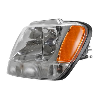 Rareelectrical - New Left Headlight Compatible With Jeep Grand Cherokee Overland  4.7L 2002 2003 2004 By Part Number - Image 6