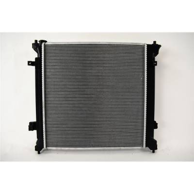 Rareelectrical - Radiator Compatible With 2015-2017 Hyundai Sonata Eco Sport 1.6L L4 T-Gdi Turbo Fwd Sedan Crossflow - Image 2
