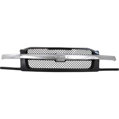Grille Assembly Compatible With 2002-2006 Chevrolet Avalanche 1500 Lt 5.3L (05-06) North Face 5.3L
