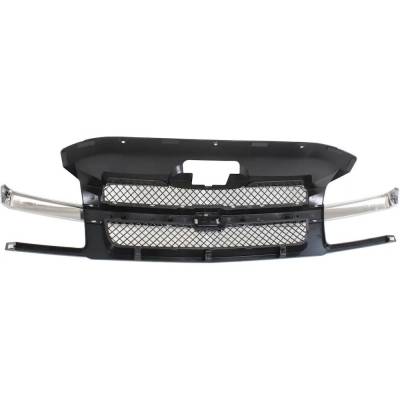 Rareelectrical - Grille Assembly Compatible With 2002-2006 Chevrolet Avalanche 1500 Lt 5.3L (05-06) North Face 5.3L - Image 5