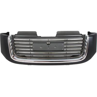 Horizontal Bar Grille Assembly Compatible With 2002-2009 Gmc Envoy Xl Sle 5.3L (03-05) Envoy Xuv Sle