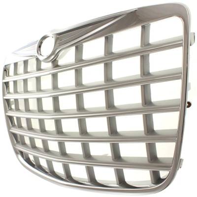 Rareelectrical - Grille Assembly Compatible With 2005-2010 Chrysler 300 Lx 2.7L (08-09) Limited 3.5L (08-10) S 3.5L - Image 2