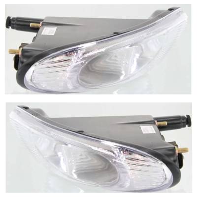 Rareelectrical - Pair Front Fog Lights Compatible With 2001-2004 Chrysler Town & Country El (02-03) Ex (01-04) Lx - Image 3