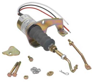 Shutdown Solenoid Kit Compatible With Bosch Rsv Governor Model A Mw P Pump Cummins 6Bt Deutz Perkins