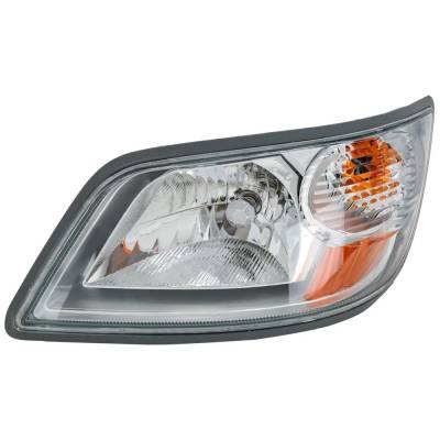 New Left Headlight Compatible With Hino 258 Base 6 Cyl 7.7L 145 Base 4 Cyl 4.7L 338 Base 6 Cyl 7.7L