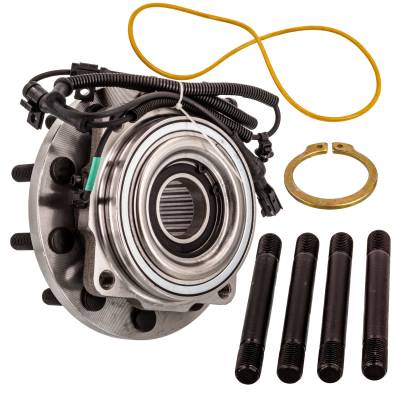 Front Hub Bearing Assembly Compatible With 2005-2010 Ford F-550 Super Duty 10-Lug Abs Ac3z1104d