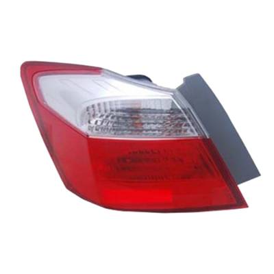 Left Driver Side Outer Tail Light Compatible With 2013-2015 Honda Accord Lx Sport Ex Ex-L Sedan 2.4L