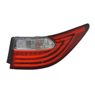 Right Outer Passenger Tail Light Compatible With 2013-2015 Lexus Es350 Es300h Hybrid 3.5L V6 2.5L