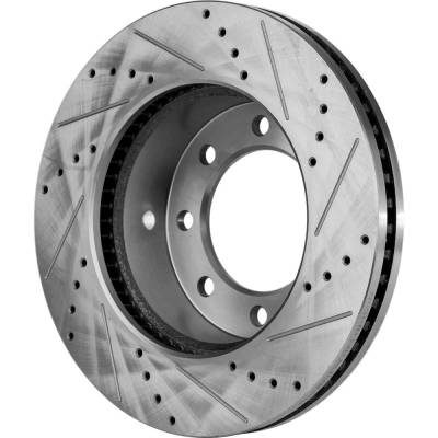 Rareelectrical - New Performance Rotor Brake Disc Compatible With Dodge Ram 3500 Laramie 8 Cyl 5.7L 3500 Limited - Image 3