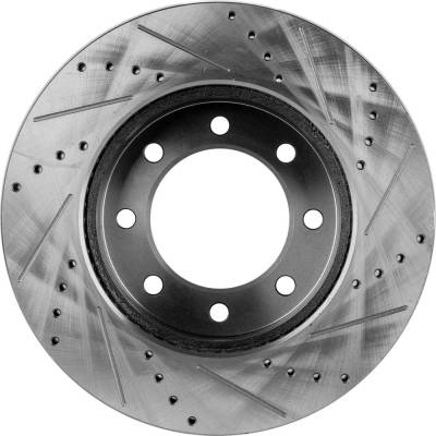 Rareelectrical - New Performance Rotor Brake Disc Compatible With Dodge Ram 2500 St 8 Cyl 6.4L 2500 Sxt 6 Cyl 6.7L - Image 4