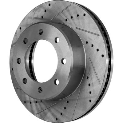 Rareelectrical - New Performance Rotor Brake Disc Compatible With Dodge Ram 2500 St 8 Cyl 6.4L 2500 Sxt 6 Cyl 6.7L - Image 7