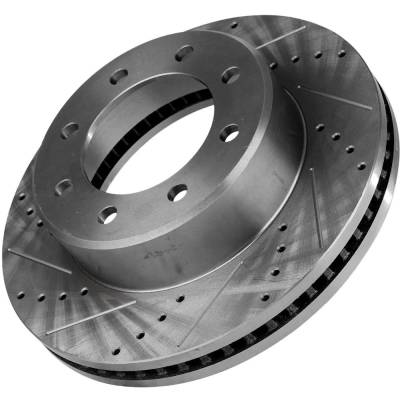 Rareelectrical - New Performance Rotor Brake Disc Compatible With Dodge Ram 2500 St 8 Cyl 6.4L 2500 Sxt 6 Cyl 6.7L - Image 8