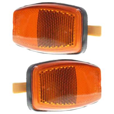 Rareelectrical - Halogen Side Marker Light Assembly Right Left Pair Compatible With 2001-2009 Hyundai Santa Fe Base - Image 1