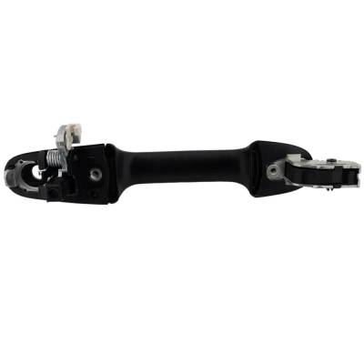 Rareelectrical - Left Front Exterior Door Handle Compatible With 2003-2007 Honda Accord Chrome Lever Black Bezel With - Image 4