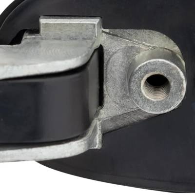 Rareelectrical - Left Front Exterior Door Handle Compatible With 2003-2007 Honda Accord Chrome Lever Black Bezel With - Image 8