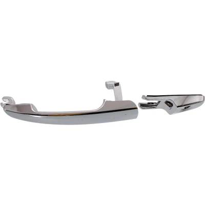 Rareelectrical - Left Front Exterior Door Handle Compatible With 2008-2011 Ford Focus Chrome With Key Hole - Image 4