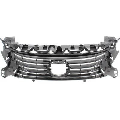 Rareelectrical - New Gray Grille Assembly Compatible With Lexus Es350 Base 6 Cyl 3.5L Es300h Base 4 Cyl 2.5L - Image 1