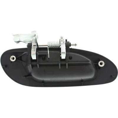 Rareelectrical - Left Rear Exterior Door Handle Compatible With 1999-2003 Acura Tl Chrome Lever With Black Bezel - Image 4
